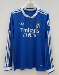 2526 RM third blue long sleeves soccer jersey
